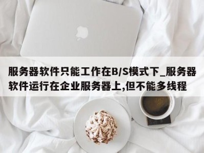 广州服务器软件只能工作在B/S模式下_服务器软件运行在企业服务器上,但不能多线程 